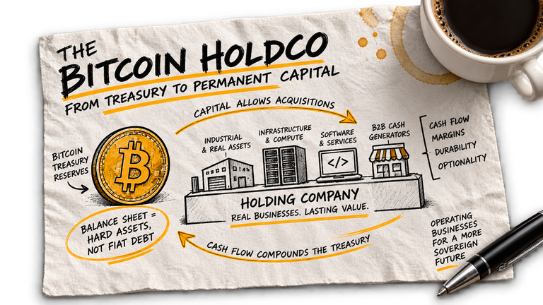 From Bitcoin Treasury Company to Bitcoin HoldCo
